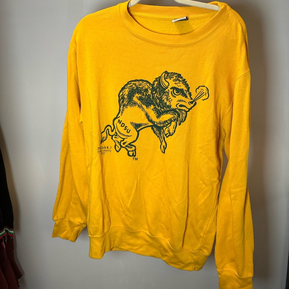 MV Sport Yellow Crewneck Sweater